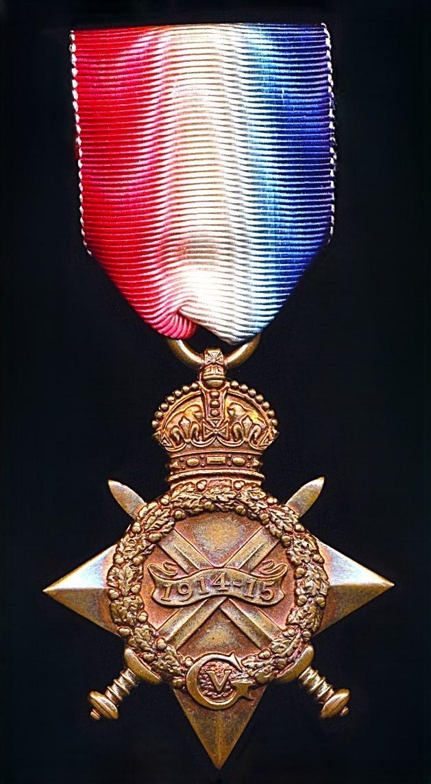 1914-15 Star (1602 Pte W. Cunningham, A. & S. Highrs.)