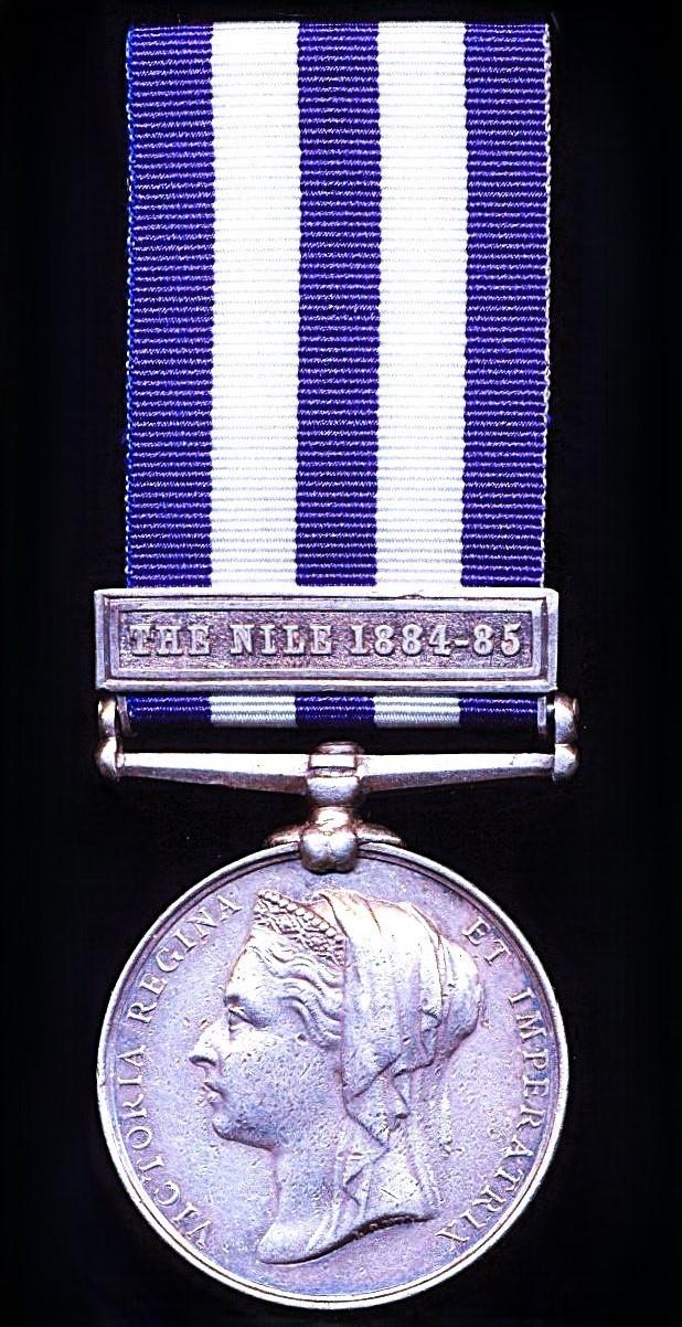 Egypt & Sudan Medal 1882-89 (2394, Pte C. W. Pepper, 2/ Dragn Gds)