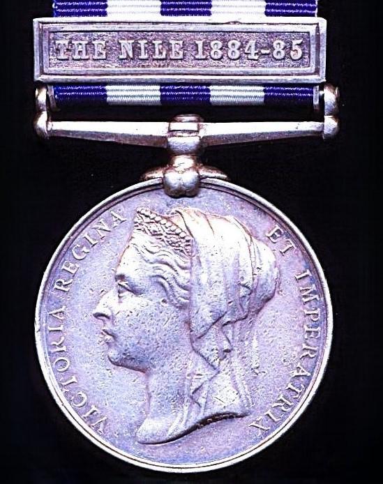 Egypt & Sudan Medal 1882-89 (2394, Pte C. W. Pepper, 2/ Dragn Gds)