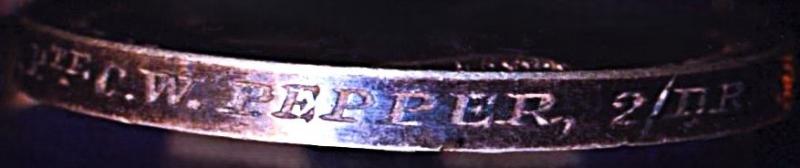 Egypt & Sudan Medal 1882-89 (2394, Pte C. W. Pepper, 2/ Dragn Gds)