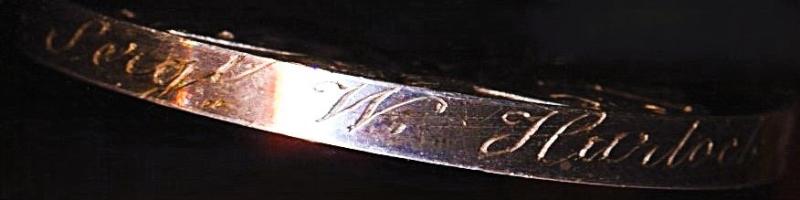 India General Service 1854-95. Silver issue with clasp 'Burma 1885-7 (12876. Sergt. W. Hurlock. R.E.)