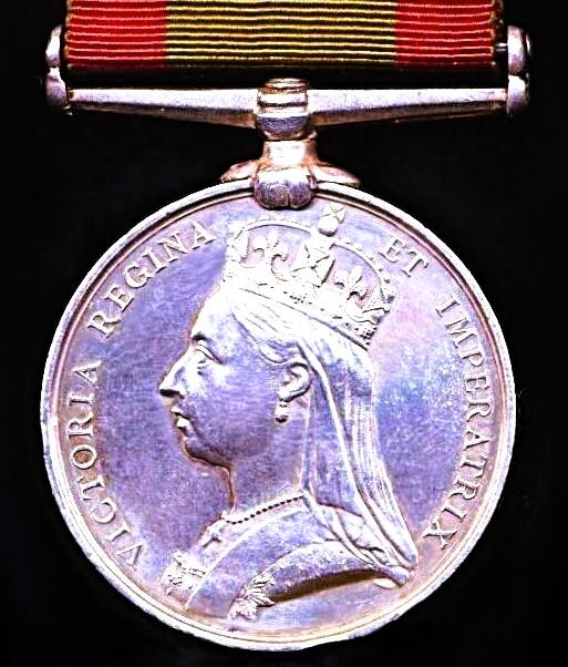 Afghanistan Medal 1878-80. No clasp (Pol. Locl. Lt. L. W. R. Browne. Trans. Dep.)