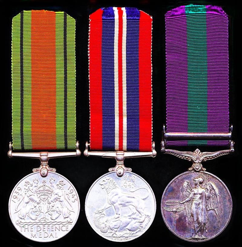 A Second World War and Palestine campaign, to a British soldier who served in Palestine at the time of the 'S.S. Exodus' incident: Private John Arfon Hughes, 2nd Battalion Cheshire Regiment late Royal Welsh Fusiliers