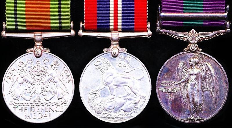 A Second World War and Palestine campaign, to a British soldier who served in Palestine at the time of the 'S.S. Exodus' incident: Private John Arfon Hughes, 2nd Battalion Cheshire Regiment late Royal Welsh Fusiliers