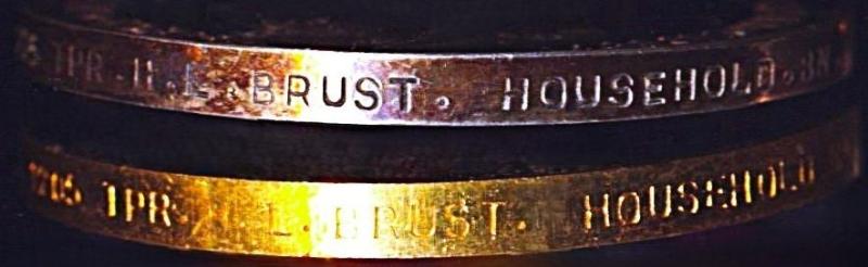 A Life-Guards / Great Western Railway / Wootton Bassett /Wiltshire interest Great War 'Gassed on the Western Front' medal pair: Trooper Henry 'Harry' Leonard Brust 1st Household Battalion, formerly 2nd Life Guards & latterly Coldstream Guards