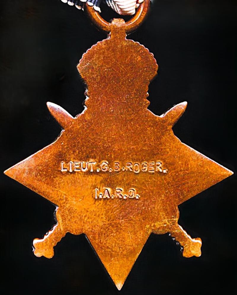 A 'Rangoon Volunteers' Great War medal group of 4: Captain George Bennett Roger, 3rd (Rangoon Port Defence) Group Garrison Artillery Indian Defence Force, late S. & T. C., I.A.R.O. & 1st Electrical Engineer Company Rangoon Port Defence Volunteer Corps