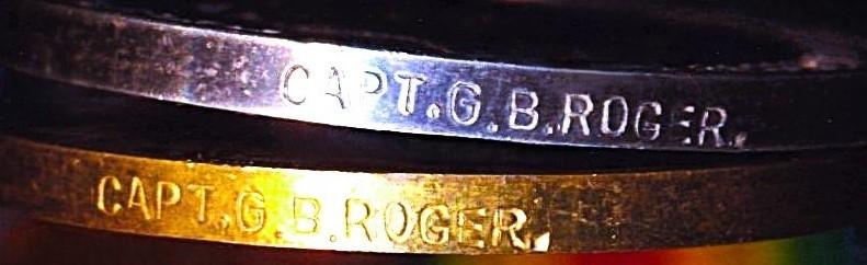 A 'Rangoon Volunteers' Great War medal group of 4: Captain George Bennett Roger, 3rd (Rangoon Port Defence) Group Garrison Artillery Indian Defence Force, late S. & T. C., I.A.R.O. & 1st Electrical Engineer Company Rangoon Port Defence Volunteer Corps