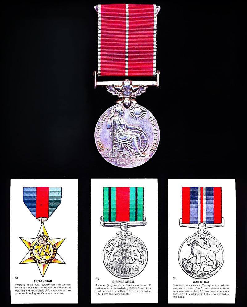 British Empire Medal (Military). GVI 1st Issue (1488352 Sgt. Frederick R.G. Herniman)