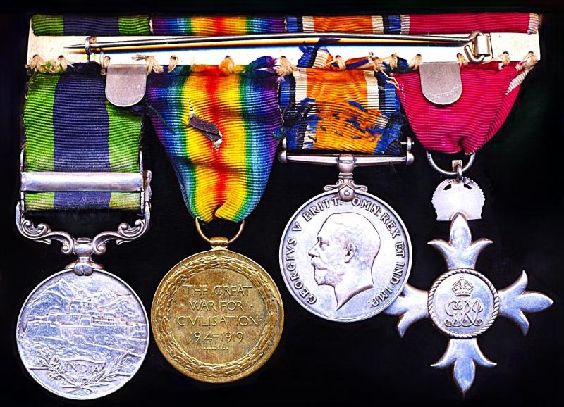 A 'City of York' & Glasgow Crown Agent (Railways) & Mechanical Engineers South American Railways interest Great War, Third Afghan War and Distinguished Service medal group of 4: Captain Bernard Charles Bean, late Royal Army Service Corps